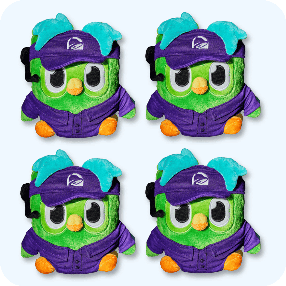 Taco Bell Plush 4PCS Taco Bell Plush 4PCS